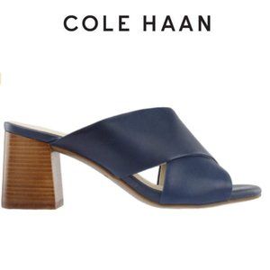 NEW Cole Haan Womens Dakota Leather Slip On Mules sandals  7
